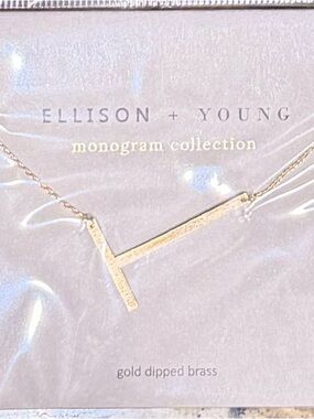Ellison + Young Monogram ‘T’ Necklace
